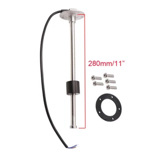 Fuel Level Sender Sensor 73-10ohms 280MM Water Sending Unit SAE 5 Hole Stainless - Picture 1 of 7