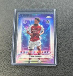 2024-25 Topps Chrome UEFA Ethan Nwaneri Wonderkids Rookie - Picture 1 of 1