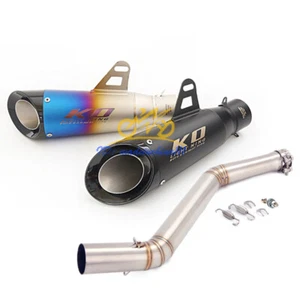 Motorcycle Exhaust Pipe Muffler Escape Mid Pipe For CF-Moto 400NK 650MT 650NK - Bild 1 von 10