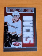 2012-13 Panini Certified Cam Fowler Fabric of the Game Mirror Red DieCut FOG-CFO