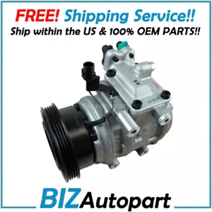 GENUINE A/C COMPRESSOR & CLUTCH for 04-10 TUCSON SPORTAGE 2.0L OE# 97701-2D700 - Picture 1 of 3