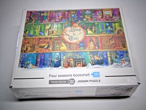 Four Seasons Bookshelf 1000 Pieces Jigsaw Puzzle, Hard Ages 14+, Brand New - Picture 1 of 5