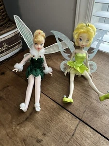 Vintage 1999 -2000s Tinkerbell Dolls - Holiday Tink, Fairies Doll - Picture 1 of 4
