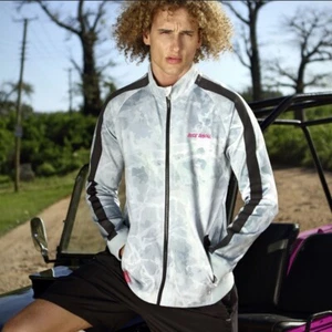 Men's Blue Grey& Black Bidi Badu Cosmo Tech Jacket L - Picture 1 of 12