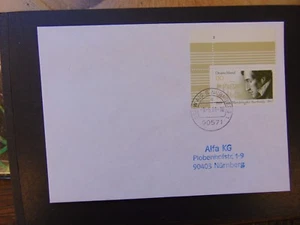 BRD 1953 L LEERFELD FORMNUMMER 2 MENDELSSOHN auf BRIEF 2 BILDER - Bild 1 von 2