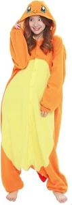 Pokémon Charmander Sazac Pile Kigurumi Costume Cosplay Pigiama Pezzo Unico - Foto 1 di 7