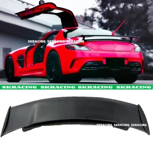 Unpainted FRP GT Rear Trunk Spoiler Wing Kits For Benz SLS C197 R197 2010-2014 - Picture 1 of 21