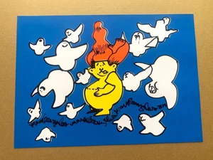 Gonz Mark Gonzales Art Screen Print 12"× 16" Framed Limited 40 - Picture 1 of 10