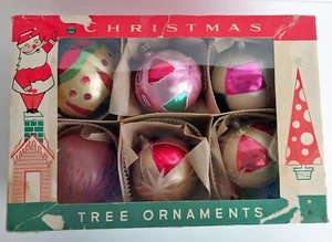 Vintage Jumbo Fantasia Christmas Tree Ornaments Poland Glass Hand Painted Balls - Picture 1 of 24