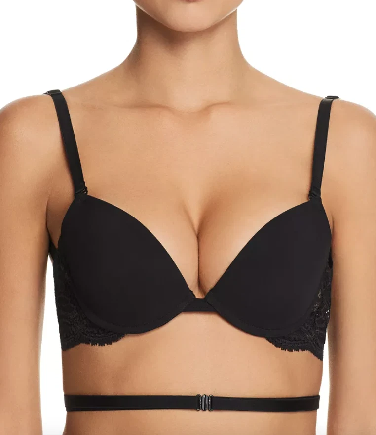 Simone Perele Eden Multi-way Backless Underwire Black Bra 14001 Size 3 FR / M
