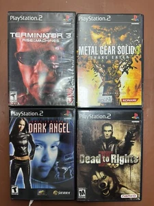PS2 Action Bundle – Terminator 3, Metal Gear Solid 3, Dead to Rights, Dark Angel - Picture 1 of 5