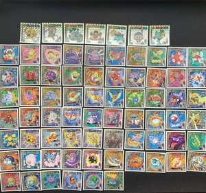 Amada Pokemon Sticker Seal 1998 Holo & Nonholo Lot 73 - Picture 1 of 19