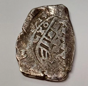 8 Reales 1714 FULL DATE Cob- SPANISH COLONY ERA KM#47 - Picture 1 of 16