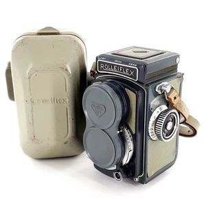 Rolleiflex Rollei Baby 4x4 TLR fotocamera taglierina obiettivo 3,5/60 - Foto 1 di 24