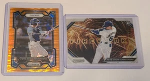 2024 Panini Prizm Pete Crow-Armstrong RC #203 Orange Pulsar Prizm 3/399 +Bonus - Picture 1 of 2