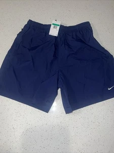 Neu Nike Solo Swoosh gewebte Shorts marineblau Herren Größe XL DX0749-410 - Bild 1 von 4
