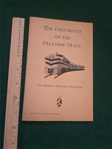 Vintage 1947 Dokumente im Freedom Train Heft American Heritage Foundation - Bild 1 von 4