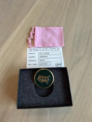 Cordero hecho a mano lanzamiento limitado para The Masters Greenwood Foto 1 de 4