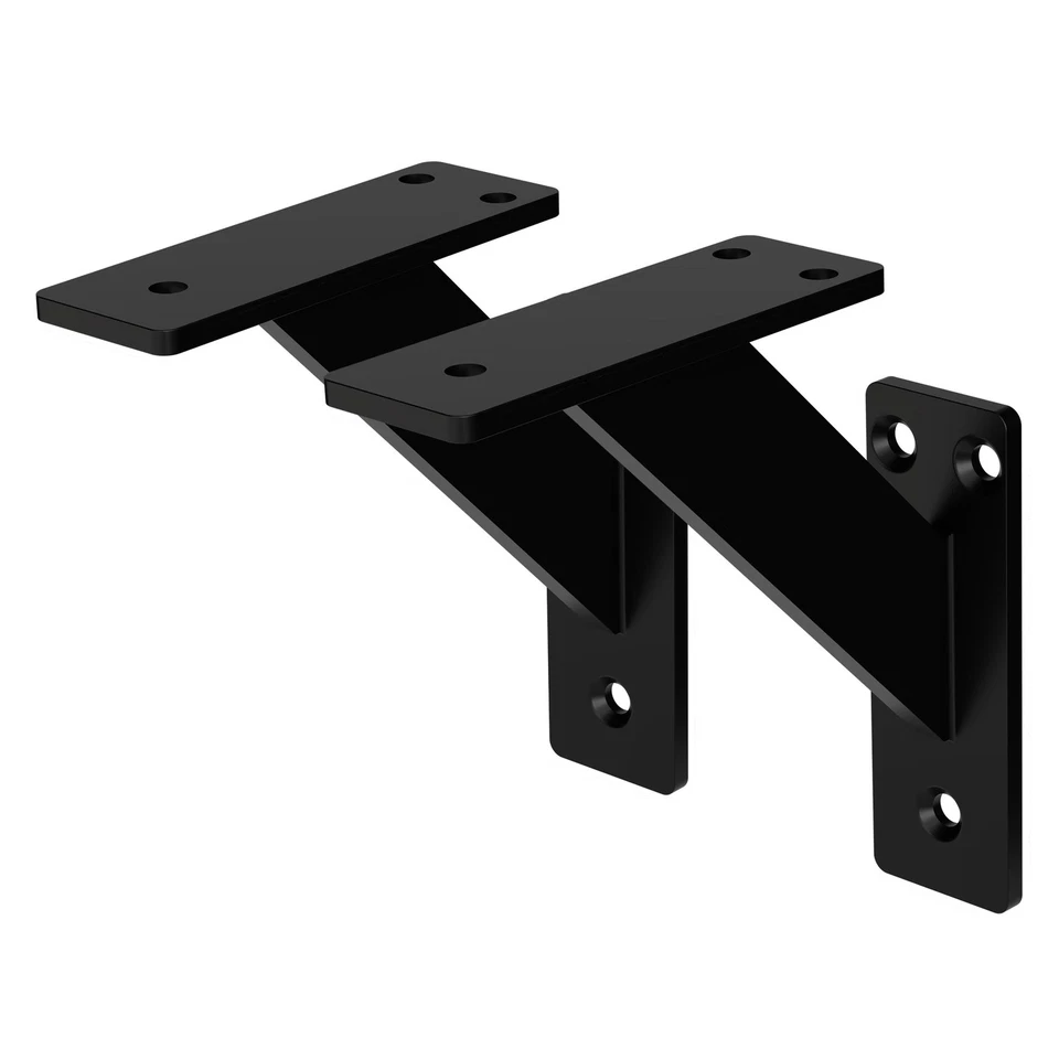 Soporte de aluminio de pared para estante ángulos para baldas negro/blanco/plata - Imagen 1 de 1
