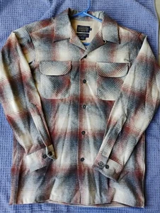 Pendleton Board Shirt Long Sleeve (Small - Gray/Brown Ombre Plaid) - Picture 1 of 7