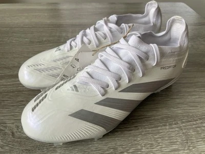 🔥 Botines de fútbol Adidas Predator Pro FG IG7778 blancos terreno firme • Para hombre talla 6,5 - Imagen 1 de 4