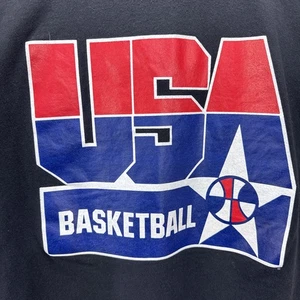 Vintage Champion Dream Team USA Basketball T Shirt Rare Size XL USA Black - Picture 1 of 16