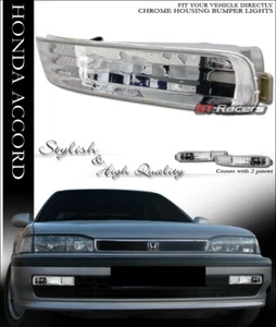 Luces de parachoques de estacionamiento con señal de giro transparente para Honda Accord Euro 1992-1993 cromado euro - Imagen 1 de 3