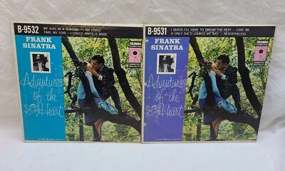 Frank Sinatra Adventures of the Heart 45rpm Record Vinyl set of 2  - Image 1 of 3