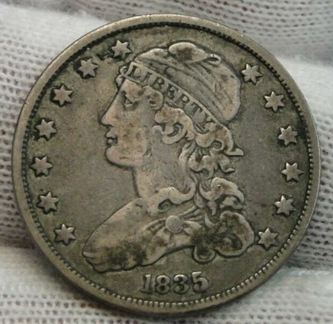 1835 Capped Bust Quarter Cover