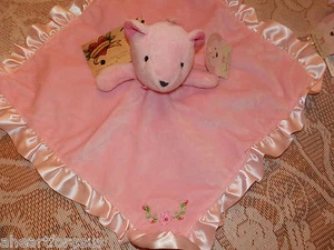 MANTA DE SEGURIDAD ESCALONES ROSA OSO FLORES NIÑA SUAVE VOLANTE NUEVO BLANKEY - Imagen 1 de 5