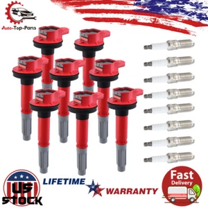 8 Ignition Coil & Platinum Spark Plug For 20112012 2013 Ford F150 Mustang 5.0L - Picture 1 of 13