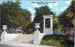 Clark's Monument Kansas City Missouri Postcard Unposted - Picture 1 of 2