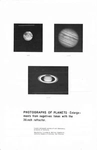 Postcard Astronomy: RPPC Photographs of Planets from Lick Observatory - Picture 1 of 2