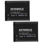 2 Batteries pour Panasonic Lumix DMC-ZS60K DMC-ZS50K DMC-ZS45K 1050mAh