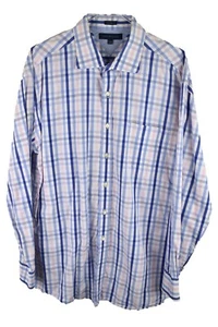 Tommy Hilfiger Regular Fit Mens Long Sleeve Shirt Size 17.5 Smart Casual - Picture 1 of 7