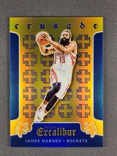 2015-16 Panini Excalibur Crusade #57 James Harden Blue Prizm /199