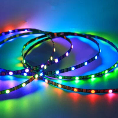 Narrow 3/4/5mm PCB WS2812B Led Strip light ARGB pixel Addressable 1-5m tape lamp - Image 1 of 4