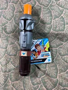 Star Wars Lightsaber Squad the Mandalorian spada laser arancione estensibile - Foto 1 di 3