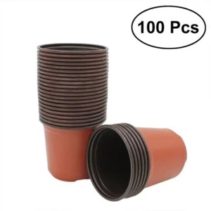 Cute Mini Plastic Flower Pot Succulent Plant Flowerpot Home Office Decoration - Picture 1 of 12