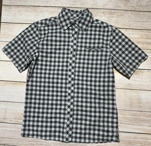 Smartwool Shirt Mens Medium Short Sleeve Merino/cotton Black White NWOT - Picture 1 of 7