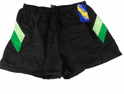 Nuevo Pantalón Corto Mujer Dentro Natación Secado Rápido Con Elástico Talla 1X Negro/Verde Foto 1 de 4