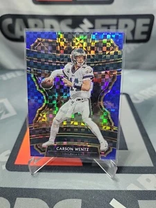 2019 Select BLUE Prizm /175 Carson Wentz Indianapolis Colts / Eagles - Picture 1 of 3