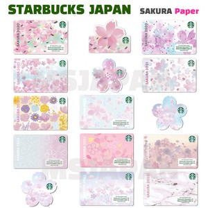 STARBUCKS JAPAN SAKURA PAPER CARD 2020-2023 CHERRY BLOSSOMS ONLINE MINI