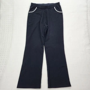 Quacker Factory Sweatpants Black Size Small Pockets Pull On Elastic Waist - Picture 1 of 10