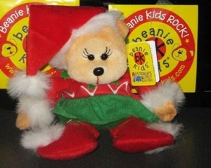 BEANIE KIDS CHRISSY THE ELF BEAR BK 550 RETIRED **BRAND NEW** - Picture 1 of 1