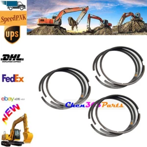 3PCS STD All-new Piston Ring 67mm For Kubota D722 Z482 One Engine (3mm oil ring) - Picture 1 of 2