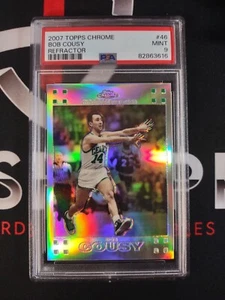 BOB COUSY 2007 Topps Chrome #46 Refractor /999 PSA 9 Boston Celtics - Picture 1 of 3