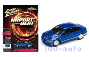 Johnny Lightning 2004 Mitsubishi Lancer Evolution 1/64 azul JLCP7123 - Imagen 1 de 1