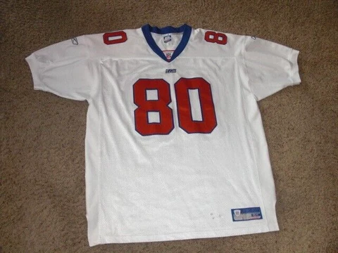 NEW YORK GIANTS Reebok Jeremy Shockey sewn authentic Football Jersey size 54 Cover