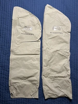 批量 2 件 博柏利 23 英寸 X 48 英寸 全拉链尼龙服装袋 行李箱 米色 — 第 1/4 张图片